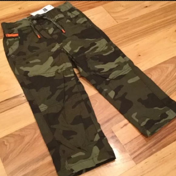 Baby Gap Boys 12-18 Months Camouflage Lined Pants - Picture 2 of 5
